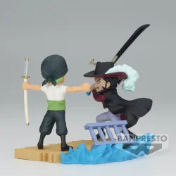 One Piece - PVC figuur World Collectable figuur Log Stories - Roronoa Zoro vs Dracule Mihawk 7 cm | 4983164886030