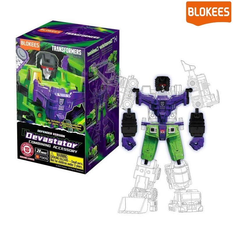 Transformers - Blokees Defender 01 02 03 Devastator Combineer-accessoire