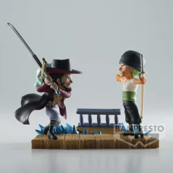 One Piece - PVC Figure World Collectable Figure Log Stories - Roronoa Zoro vs Dracule Mihawk 7 cm | 4983164886030