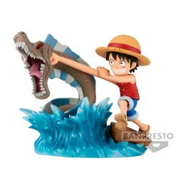 One Piece - PVC World Collectable Figure Log Stories - Monkey.D.Luffy vs Local Sea Monster 7 cm