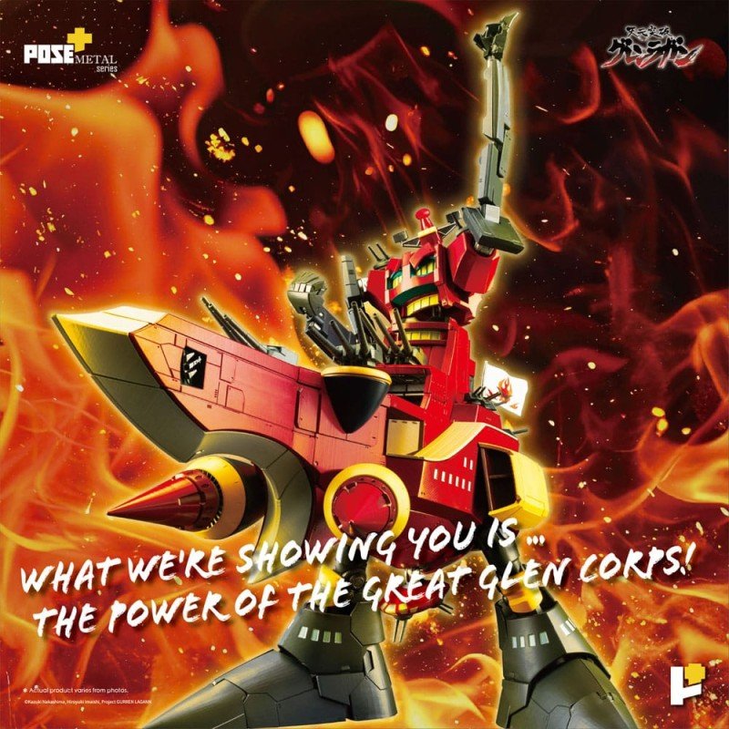 Tengen Toppa Gurren Lagann beeldje POSE+METAL serie Dai-Gurren 33 cm   