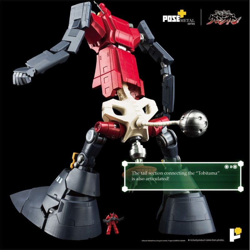 Tengen Toppa Gurren Lagann beeldje POSE+METAL serie Dai-Gurren 33 cm   