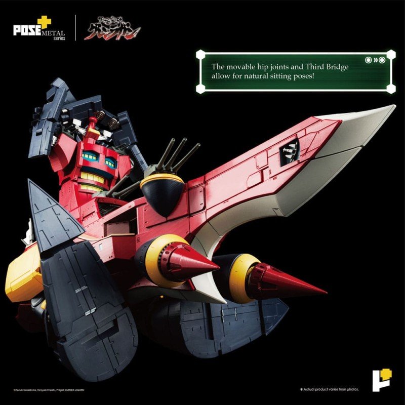 Tengen Toppa Gurren Lagann beeldje POSE+METAL serie Dai-Gurren 33 cm   
