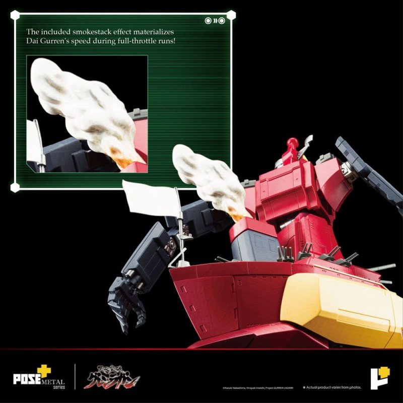 Tengen Toppa Gurren Lagann beeldje POSE+METAL serie Dai-Gurren 33 cm   