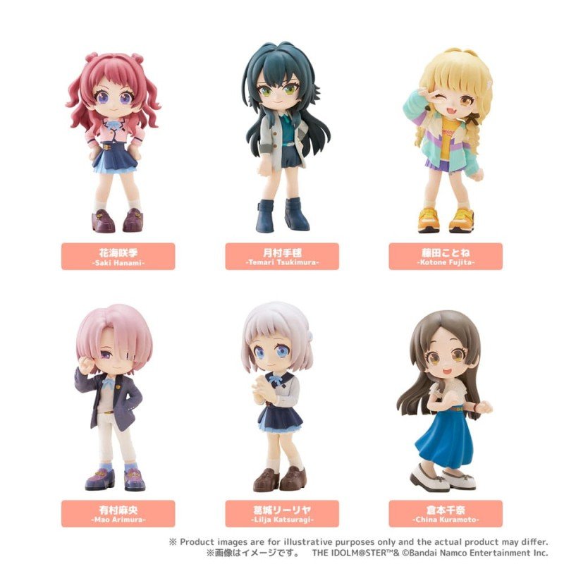 Gakuen Idolmaster Assortment Mystery Box Mini Figures PalVerse Vol. 1 9 cm (6)