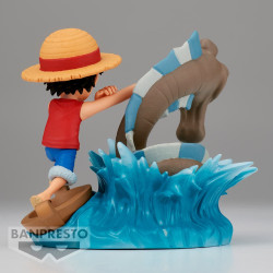 One Piece - PVC World Collectable Figure Log Stories - Monkey.D.Luffy vs Local Sea Monster 7 cm
