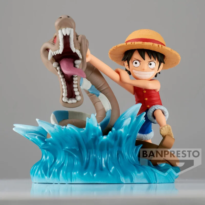 One Piece - Figurine PVC World Collectable Figure Log Stories - Monkey.D.Luffy vs Local Sea Monster 7 cm | 4983164884067