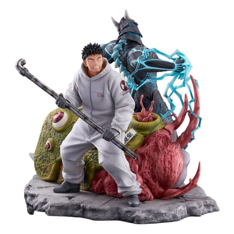 Kaiju nr.8 beeldje PVC SHIBUYA SCRAMBLE FIGUUR 1/7 Kaiju nr. 8 & Kafka Hibino 29 cm   