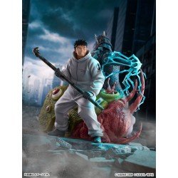 Kaiju nr.8 beeldje PVC SHIBUYA SCRAMBLE FIGUUR 1/7 Kaiju nr. 8 & Kafka Hibino 29 cm   