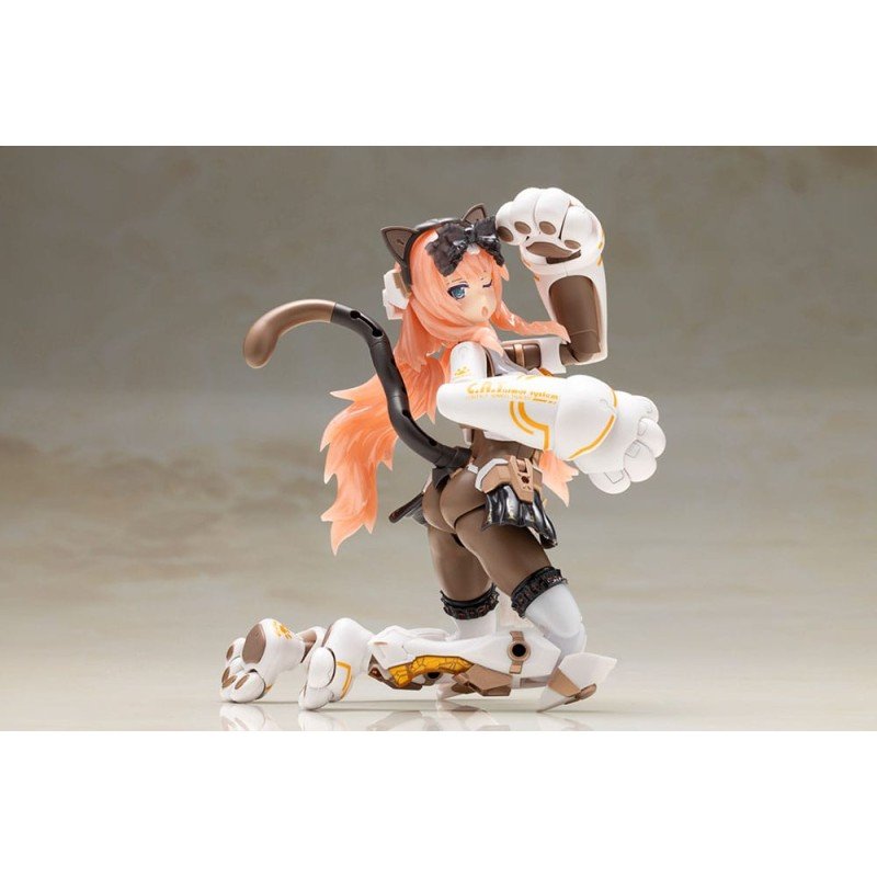 Frame Arms Girl figurine Plastic Model Kit Durga I Cat Armor Ver. Calico 16 cm       