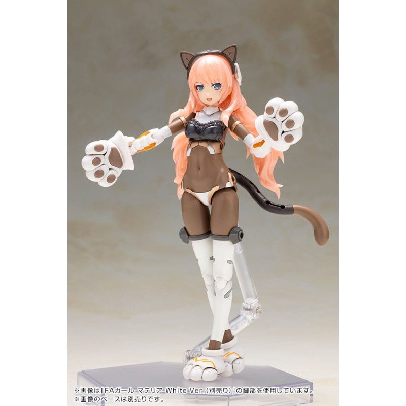 Frame Arms Girl figurine Plastic Model Kit Durga I Cat Armor Ver. Calico 16 cm       