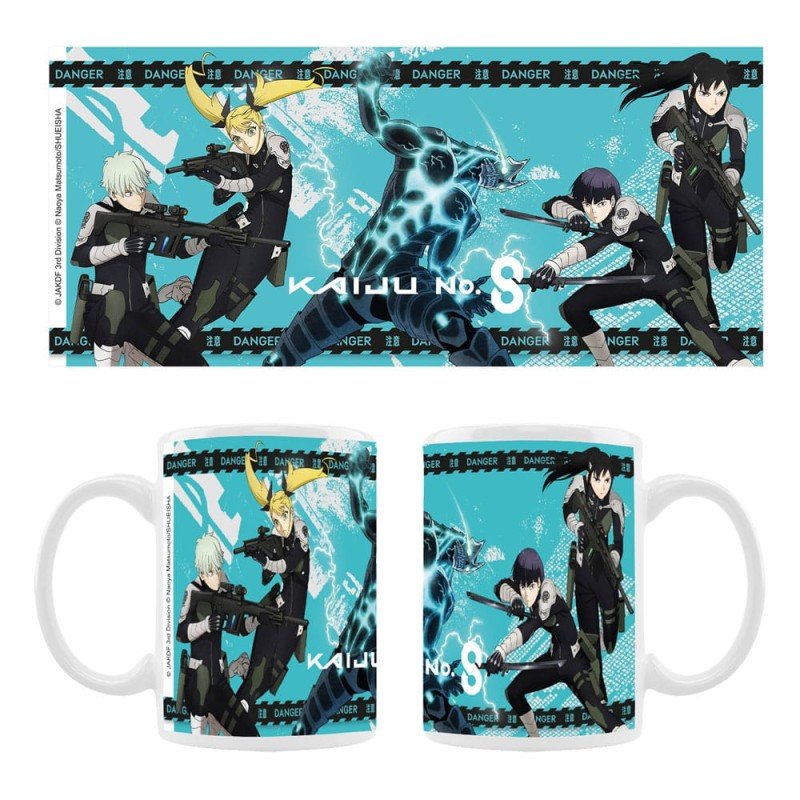 Kaiju No. 8 Kaiju No. 8 Ceramic Mug, Reno Ichikawa, Soshiro Hoshina, Mina Ashira, Kikoru Shinomiya Season 2