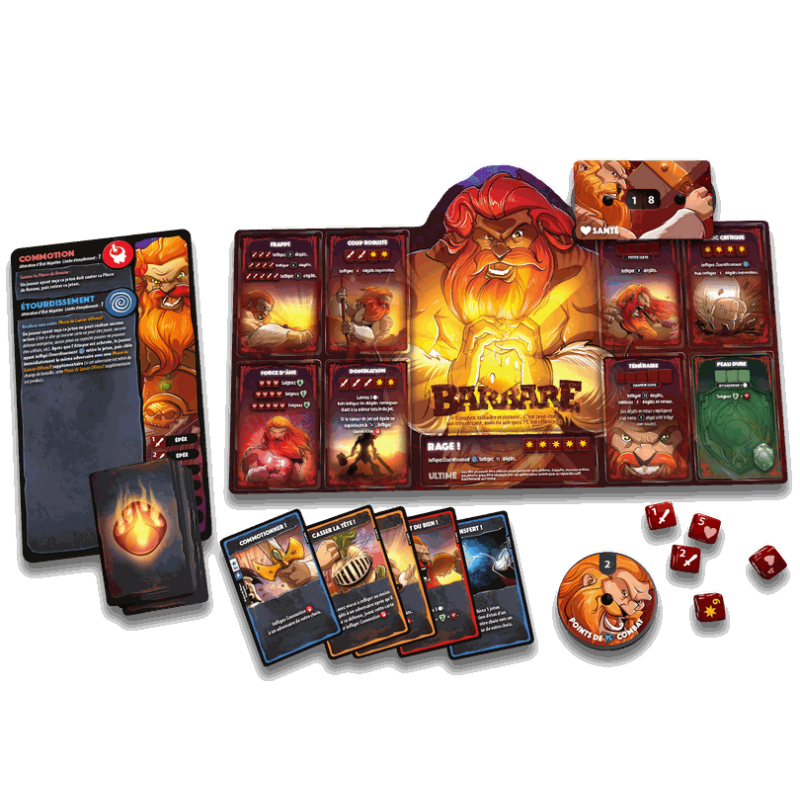 Dice Throne S1 - Barbare VS Elfe Lunaire