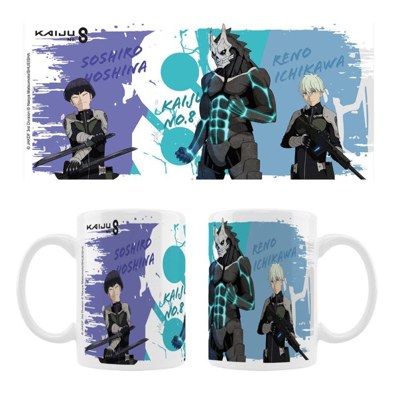 Kaiju No. 8 Kaiju No. 8 Ceramic Mug, Reno Ichikawa, Soshiro Hoshina Season 2