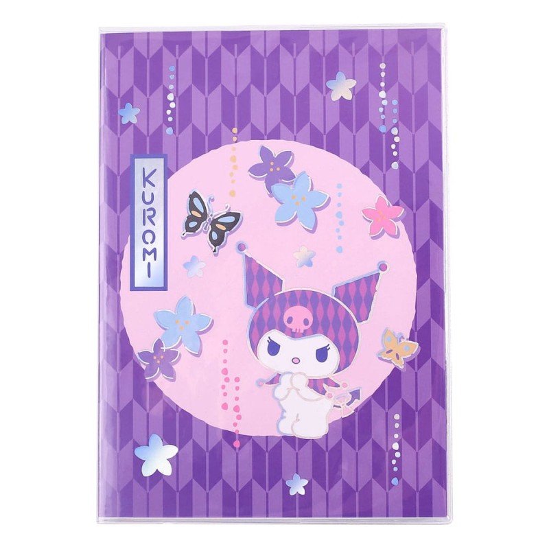 Sanrio Kuromi Japans Holografisch Geruit Notitieboekje
