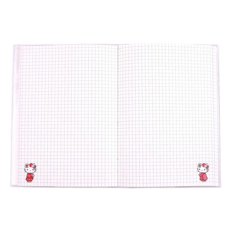Sanrio Notebook Hello Kitty Kimono Holographic Checkered