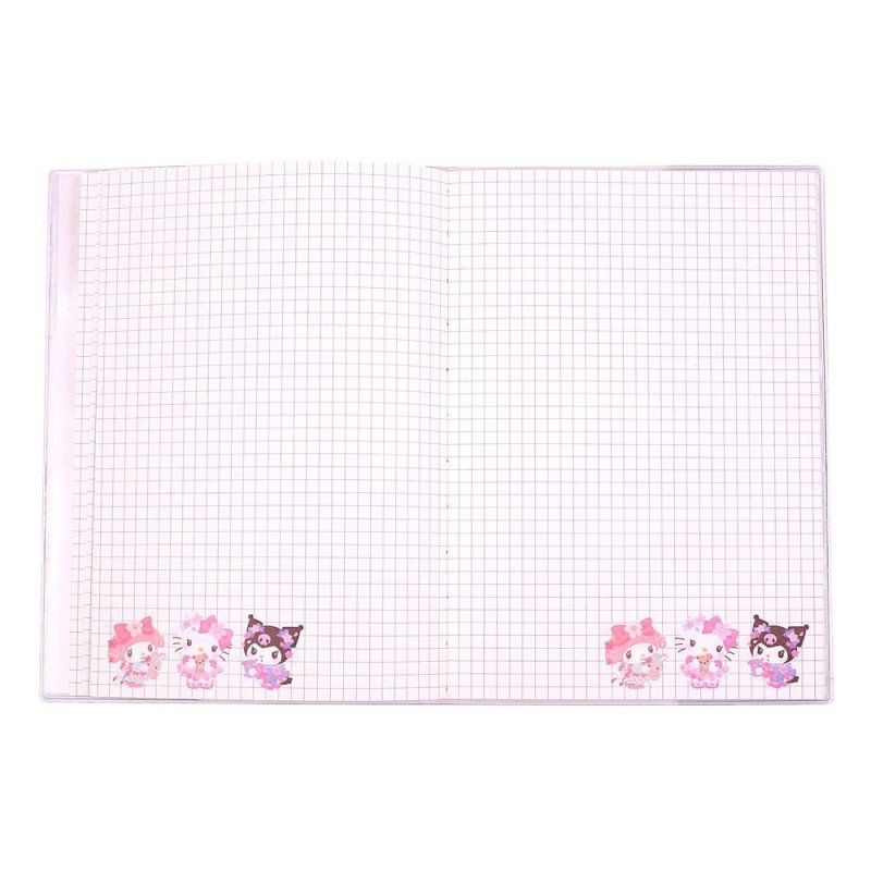 Sanrio Hello Kitty & Friends Sakura Series Holographic Checkered Notebook 