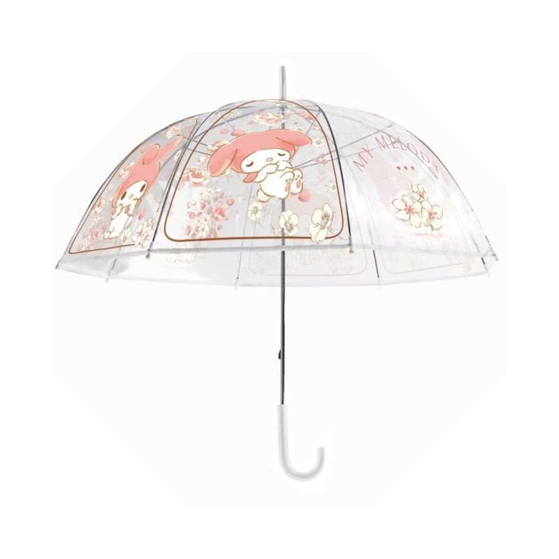 Sanrio My Melody Floral Garden Transparent Umbrella