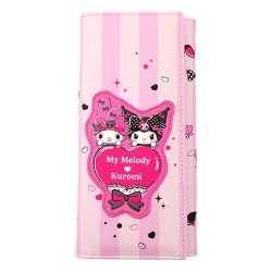 Sanrio Coin Purse Pink Black Party Series Kuromi & My Melody