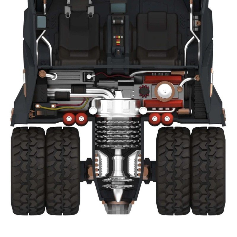 Batman 1989 Super Cyborg Vehicle Batmobile Tumbler (Full Color) 33 cm  