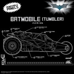 Batman 1989 Super Cyborg Voertuig Batmobile Draaier (Volledige Kleur) 33 cm  