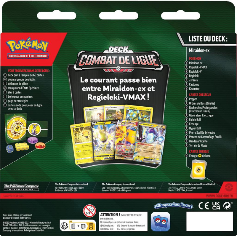 Pokémon Coffret League Battle Deck -  Miraidon-Ex FR