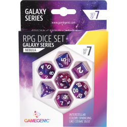 Galaxy Series - Nebula - Set de 7 Dés JDR