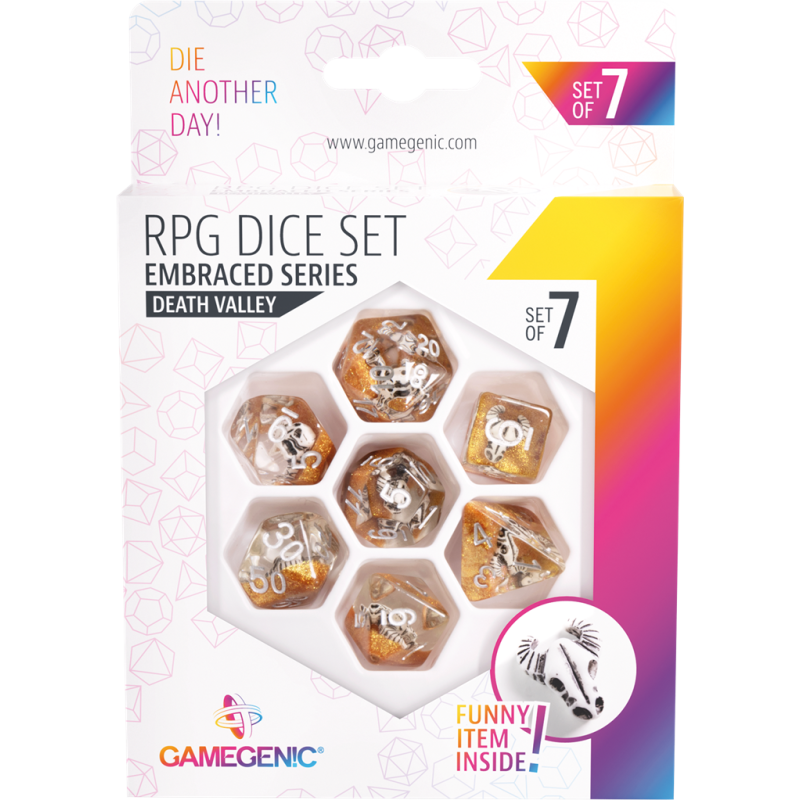 Embraced Series - Death Valley - Set of 7 RPG Dice