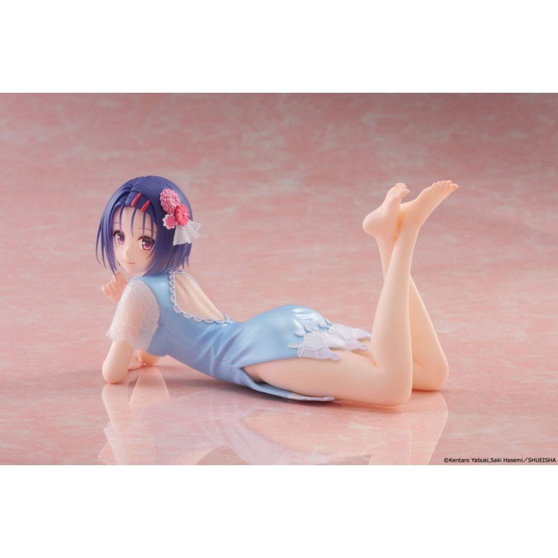 To Love-Ru Darkness beeldje PVC Bureaublad Schattig figuur Haruna Sairenji (China Dress Ver.) 13 cm               