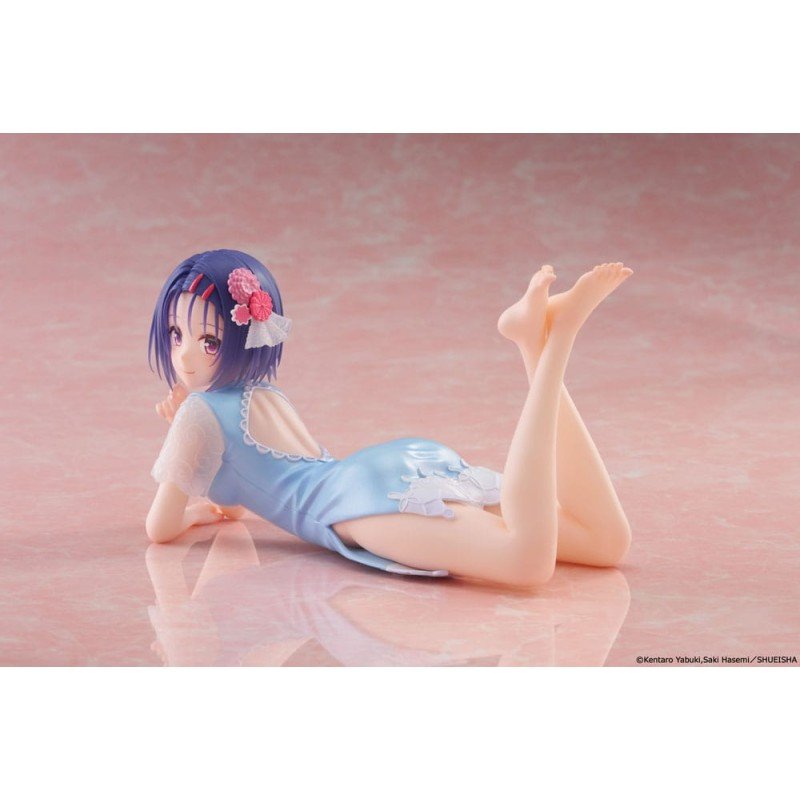 To Love-Ru Darkness beeldje PVC Bureaublad Schattig figuur Haruna Sairenji (China Dress Ver.) 13 cm               