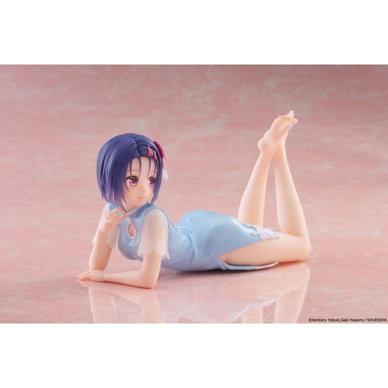 To Love-Ru Darkness beeldje PVC Bureaublad Schattig figuur Haruna Sairenji (China Dress Ver.) 13 cm               