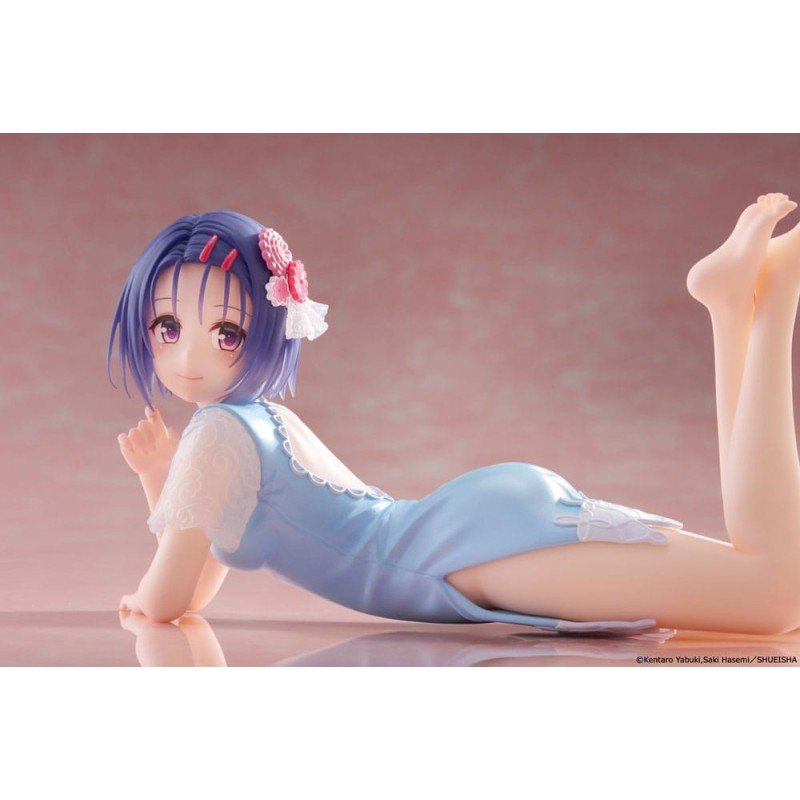 To Love-Ru Darkness beeldje PVC Bureaublad Schattig figuur Haruna Sairenji (China Dress Ver.) 13 cm               
