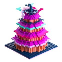 Hazbin Hotel V Toren Bouwblok Op 20 cm         