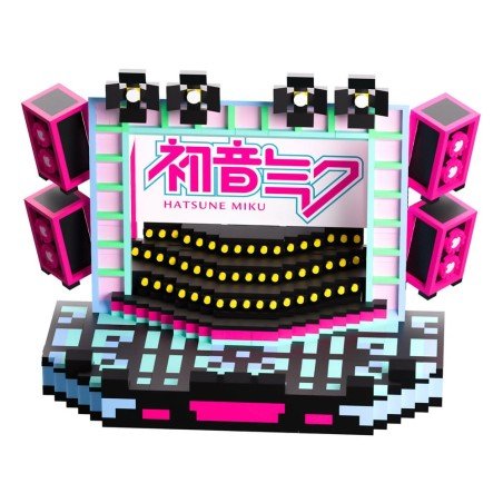 Hatsune Miku Jeu de blocs de construction Miku's Stage 19 cm        