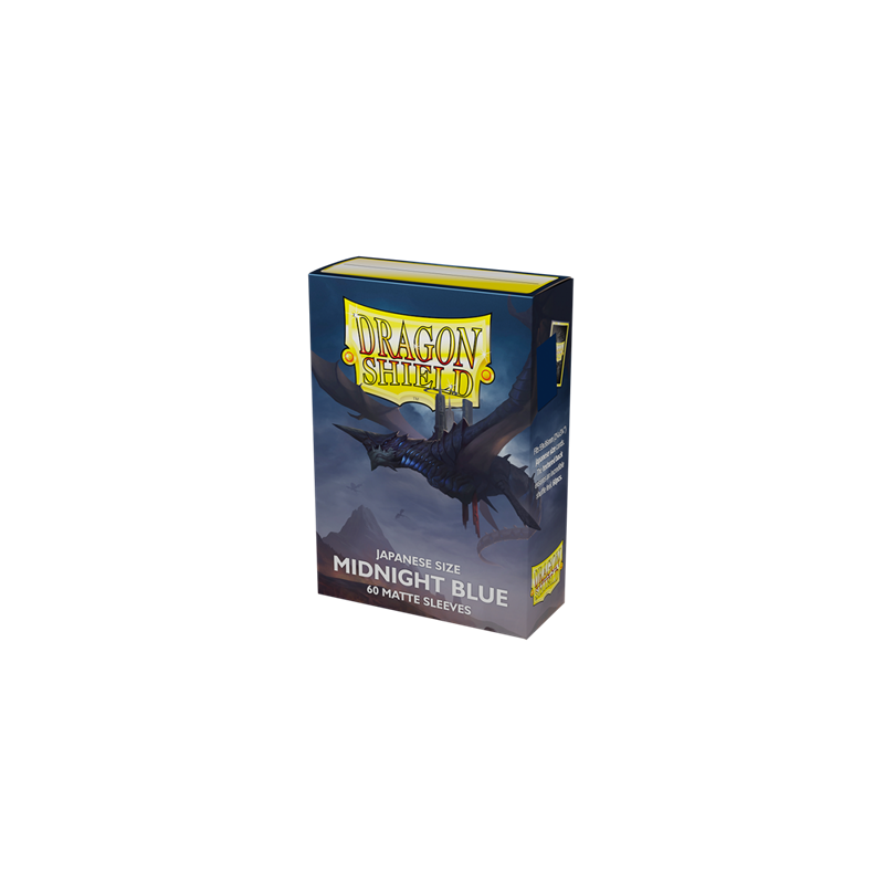 Dragon Shield Japanse maat Matte Mouwen - Midnight Blue (60 mouwen)
