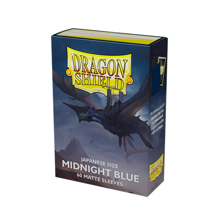 Dragon Shield Japanese size Matte Sleeves - Midnight Blue (60 Sleeves)