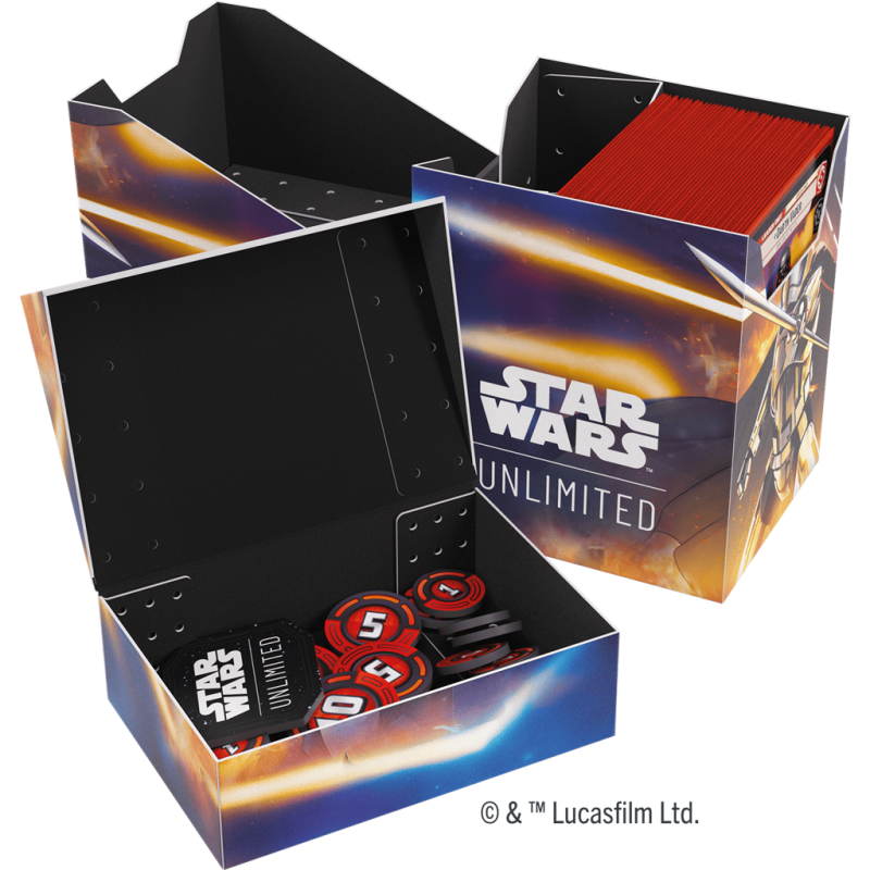 Gamegenic - Star Wars: Unlimited - Soft Crate Deck Box - Kapitein Phasma/Stormtrooper