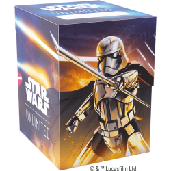 Gamegenic - Star Wars: Unlimited - Soft Crate Deck Box - Captain Phasma/Stormtrooper