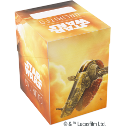 Gamegenic - Star Wars: Unlimited - Soft Crate Deck Box - Boba Fett/Fett's Firespray