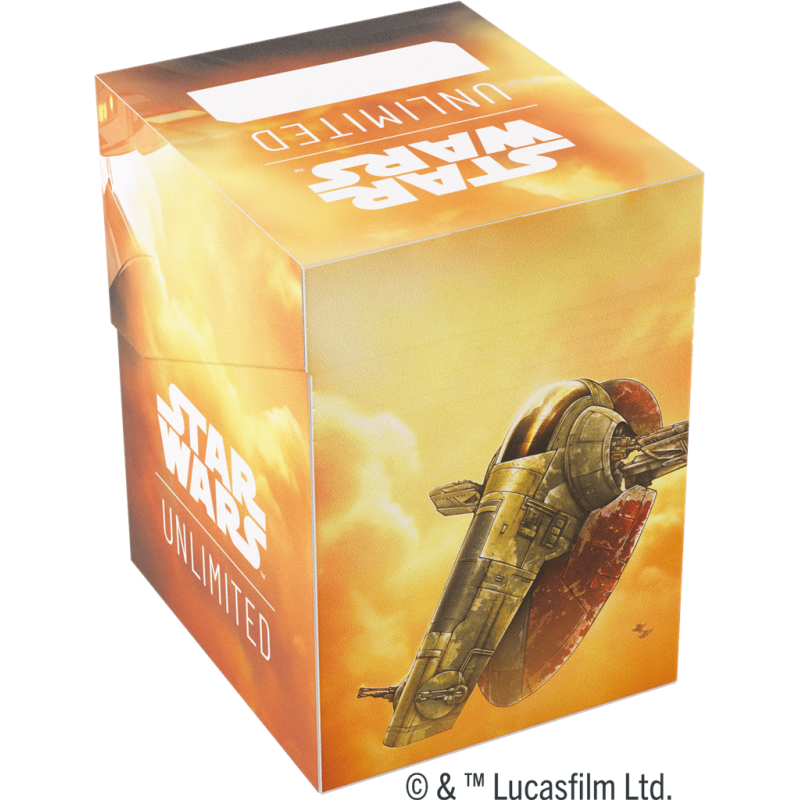 Gamegenic - Star Wars: Unlimited - Soft Crate Deck Box - Boba Fett/Fett's Firespray