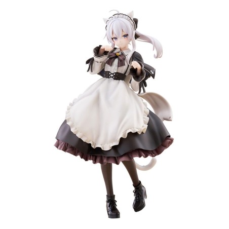 Zwervende Heks: De Reis van Elaina F:NEX beeldje PVC 1/7 Elaina Dienstmaagd kostuum met kattenoren Ver. 24 cm  