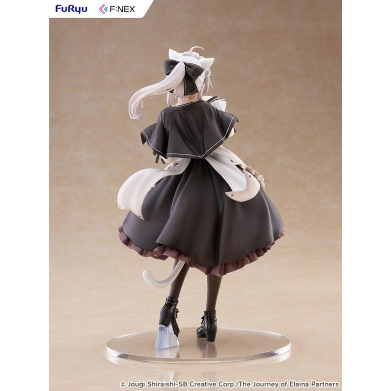 Wandering Witch: The Journey of Elaina F:NEX statuette PVC 1/7 Elaina Maid costume with cat ears Ver. 24 cm  