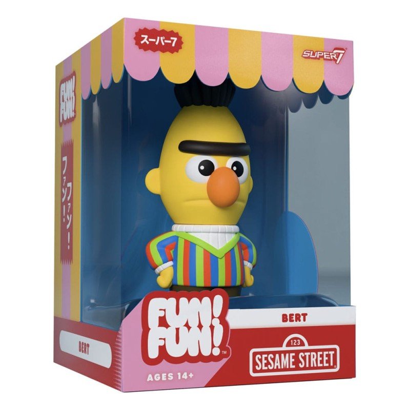 1, Sesamstraat Beeldje Zacht Vinyl PLEZIER! LEUK! Golf 02 Bert 13 cm  