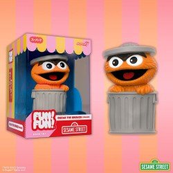 1, Sesamstraat Beeldje Zacht Vinyl PLEZIER! LEUK! Oscar de Snork (Oranje) 13 cm    