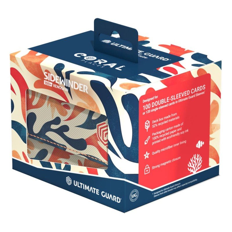 Ultimate Guard Sidewinder 100+ Xenoskin 2025 Exclusief "Coral Places" - Mellow Sea