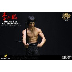 Operatie Draak Mijn Favoriete Film beeldje 1/6 Bruce Lee Kali Stokken Gevecht Normale kelder Versie 30 cm