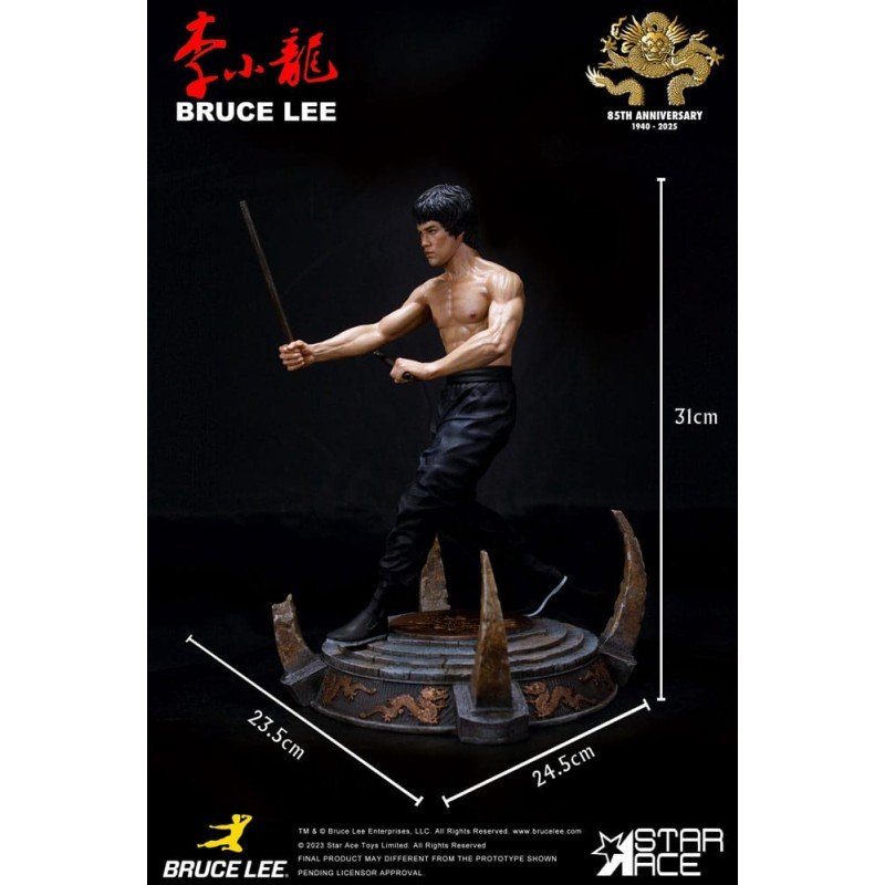 Operatie Draak Mijn Favoriete Film beeldje 1/6 Bruce Lee Kali Stokken Gevecht Normale kelder Versie 30 cm