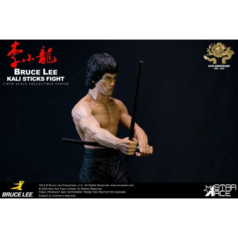 Operation Dragon Mijn Favoriete Film Beeldje 1/6 Bruce Lee Kali Sticks Fight Deluxe Kelderversie 30 cm
