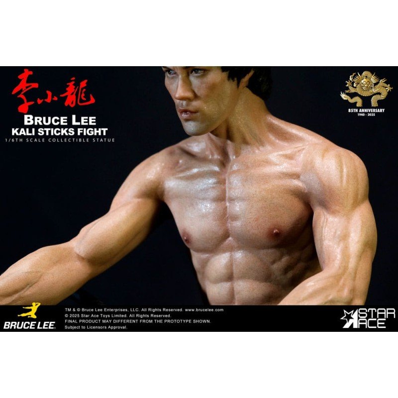 Operation Dragon Mijn Favoriete Film Beeldje 1/6 Bruce Lee Kali Sticks Fight Deluxe Kelderversie 30 cm