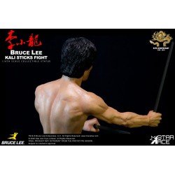 Operation Dragon My Favourite Movie statuette 1/6 Bruce Lee Kali Sticks Fight Deluxe Basement Version 30 cm